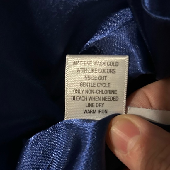 Laura Ashley Colbolt blue jacket. Sz small - Picture 12 of 14